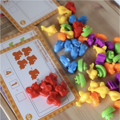WOOPIE Zestaw Edukacyjny Nauka Liczenia Montessori Sorter Kolorów 8SZT WOOPIE Zestaw Edukacyjny Nauka Liczenia Montessori Sorter Kolorów 8SZT