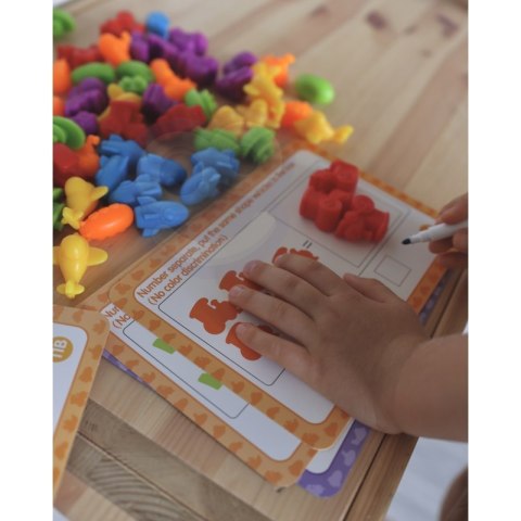 WOOPIE Zestaw Edukacyjny Nauka Liczenia Montessori Sorter Kolorów 8SZT WOOPIE Zestaw Edukacyjny Nauka Liczenia Montessori Sorter Kolorów 8SZT