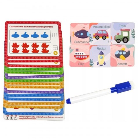 WOOPIE Zestaw Edukacyjny Nauka Liczenia Montessori Sorter Kolorów 8SZT WOOPIE Zestaw Edukacyjny Nauka Liczenia Montessori Sorter Kolorów 8SZT