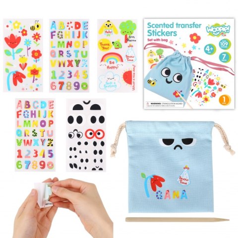 WOOPIE ART&FUN Zestaw Kreatywny Zrób Torebkę Dekorowanie Woreczka Imię Dziecka DIY WOOPIE ART&FUN Zestaw Kreatywny Zrób Torebkę Dekorowanie Woreczka Imię Dziecka DIY