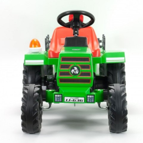 INJUSA Traktor Na Akumulator Basic 6V + Przyczepka INJUSA Traktor Na Akumulator Basic 6V + Przyczepka