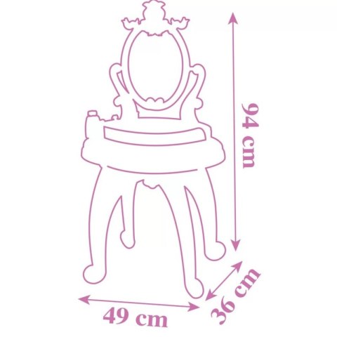SMOBY Disney Princess Toaletka 2w1 + 10 akcesoriów SMOBY Disney Princess Toaletka 2w1 + 10 akcesoriów
