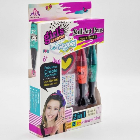 WOOPIE ART&FUN Zestaw do Malowania Paznokci dla Dzieci + 2 Lakiery WOOPIE ART&FUN Zestaw do Malowania Paznokci dla Dzieci + 2 Lakiery