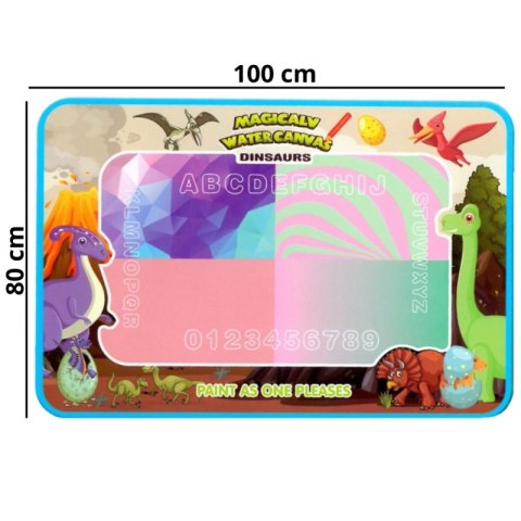 WOOPIE Magiczna Mata Wodna do Malowania XXL Pieczątki Cyferki 100x80 cm WOOPIE Magiczna Mata Wodna do Malowania XXL Pieczątki Cyferki 100x80 cm