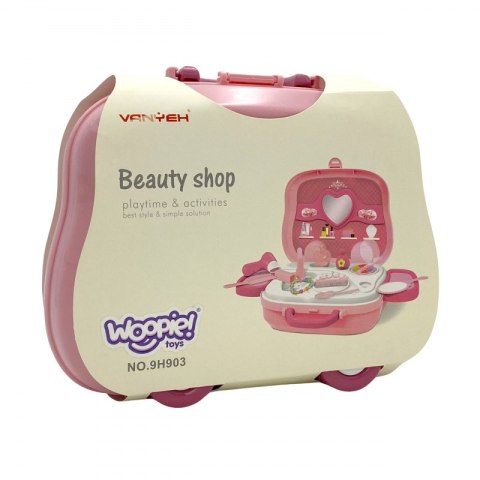 WOOPIE Przenośna Toaletka Salon Urody 2w1 Walizka na Kółkach dla Dziewczynki WOOPIE Przenośna Toaletka Salon Urody 2w1 Walizka na Kółkach dla Dziewczynki