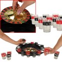 Imprezowa ruletka alkoholowa gra zestaw prezent na urodziny + kieliszki 16 szt.