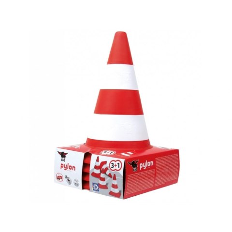 BIG Pachołki drogowe Zestaw 4 pachołków BIG Pachołki drogowe Zestaw 4 pachołków