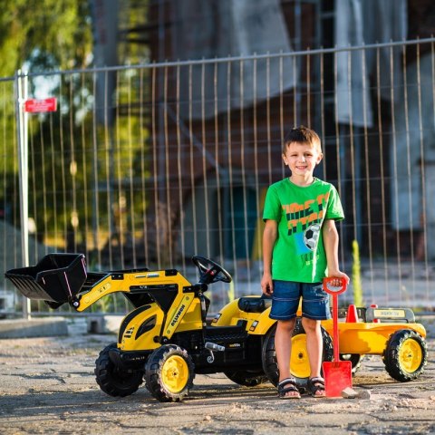 FALK Traktor KOMATSU na Pedały Koparka Łyżka Przyczepka od 2 lat FALK Traktor KOMATSU na Pedały Koparka Łyżka Przyczepka od 2 lat