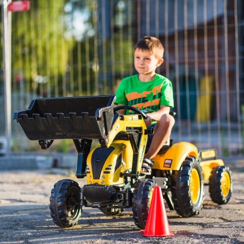 FALK Traktor KOMATSU na Pedały Koparka Łyżka Przyczepka od 2 lat FALK Traktor KOMATSU na Pedały Koparka Łyżka Przyczepka od 2 lat