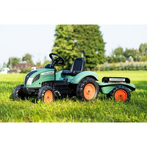 FALK Traktor Lander Zielony na Pedały z Przyczepką od 3 Lat FALK Traktor Lander Zielony na Pedały z Przyczepką od 3 Lat