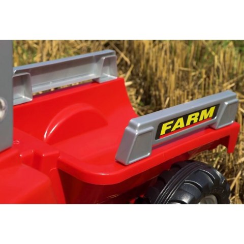 FALK Traktor Mc Cormick Czerwony na Pedały z Przyczepką od 3 Lat FALK Traktor Mc Cormick Czerwony na Pedały z Przyczepką od 3 Lat