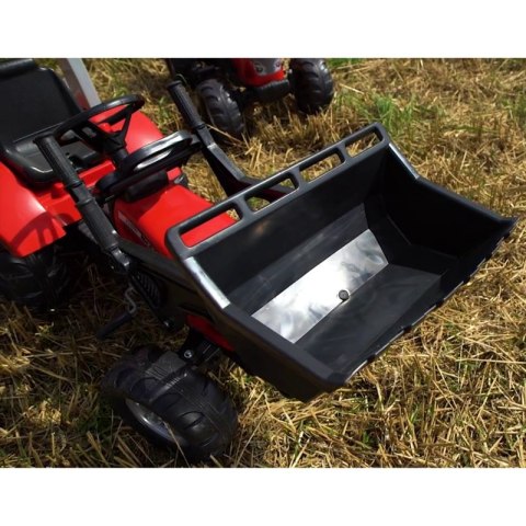 FALK Traktor Mc Cormick Czerwony na Pedały z Przyczepką od 3 Lat FALK Traktor Mc Cormick Czerwony na Pedały z Przyczepką od 3 Lat