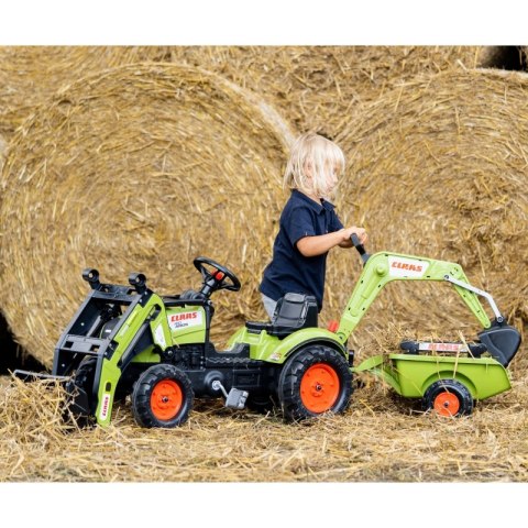 FALK Traktor z Przyczepą CLAAS Arion Backhoe ŁYŻKA + Ładowarka Od 2 Lat FALK Traktor z Przyczepą CLAAS Arion Backhoe ŁYŻKA + Ładowarka Od 2 Lat