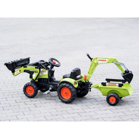 FALK Traktor z Przyczepą CLAAS Arion Backhoe ŁYŻKA + Ładowarka Od 2 Lat FALK Traktor z Przyczepą CLAAS Arion Backhoe ŁYŻKA + Ładowarka Od 2 Lat