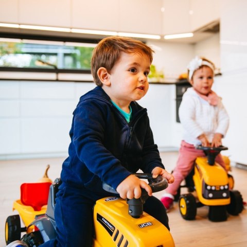 FALK Traktorek JCB Pomarańćzowy z Przyczepką od 1 roku FALK Traktorek JCB Pomarańćzowy z Przyczepką od 1 roku