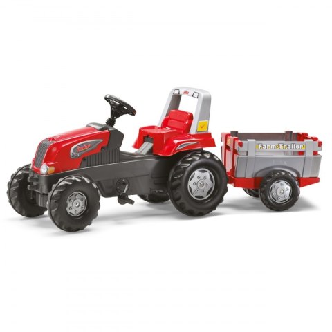 Rolly Toys RollyJunior RT - Traktor na pedały z przyczepą Junior 3-8 lat do 50kg Rolly Toys RollyJunior RT - Traktor na pedały z przyczepą Junior 3-8 lat do 50kg