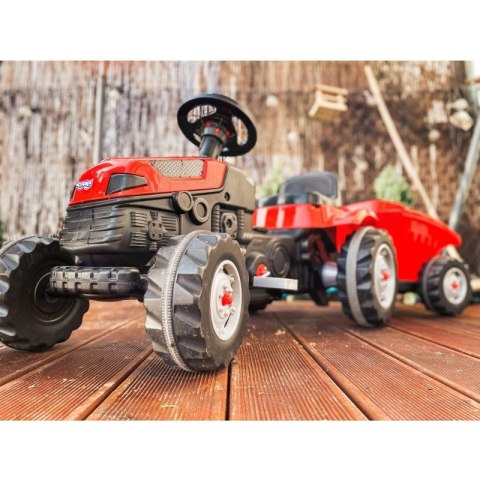 WOOPIE Traktor na Pedały Farmer GoTrac MAXI z Przyczepą Ciche Koła WOOPIE Traktor na Pedały Farmer GoTrac MAXI z Przyczepą Ciche Koła