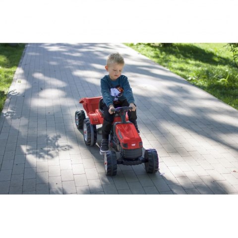 WOOPIE Traktor na Pedały Farmer GoTrac MAXI z Przyczepą Ciche Koła WOOPIE Traktor na Pedały Farmer GoTrac MAXI z Przyczepą Ciche Koła