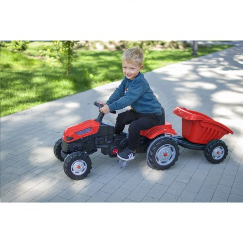 WOOPIE Traktor na Pedały Farmer GoTrac MAXI z Przyczepą Ciche Koła WOOPIE Traktor na Pedały Farmer GoTrac MAXI z Przyczepą Ciche Koła