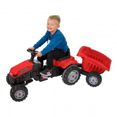 WOOPIE Traktor na Pedały Farmer GoTrac MAXI z Przyczepą Ciche Koła WOOPIE Traktor na Pedały Farmer GoTrac MAXI z Przyczepą Ciche Koła