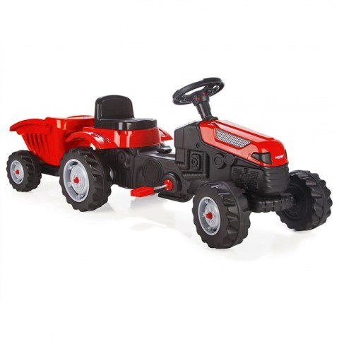 WOOPIE Traktor na Pedały Farmer GoTrac MAXI z Przyczepą Ciche Koła WOOPIE Traktor na Pedały Farmer GoTrac MAXI z Przyczepą Ciche Koła