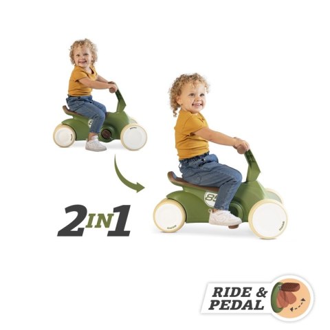 BERG GO2 Gokart Jeździk Rowerek 2w1 Retro Green BERG GO2 Gokart Jeździk Rowerek 2w1 Retro Green