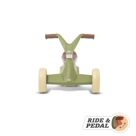BERG GO2 Gokart Jeździk Rowerek 2w1 Retro Green BERG GO2 Gokart Jeździk Rowerek 2w1 Retro Green
