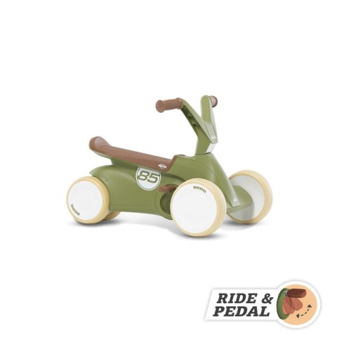 BERG GO2 Gokart Jeździk Rowerek 2w1 Retro Green BERG GO2 Gokart Jeździk Rowerek 2w1 Retro Green