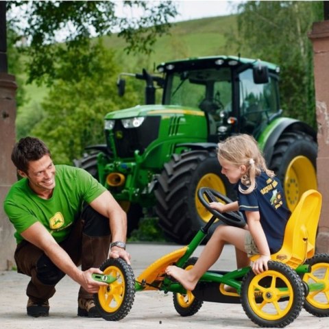 BERG Gokart na Pedały Buddy John Deere 3-8 lat do 50 kg BERG Gokart na Pedały Buddy John Deere 3-8 lat do 50 kg