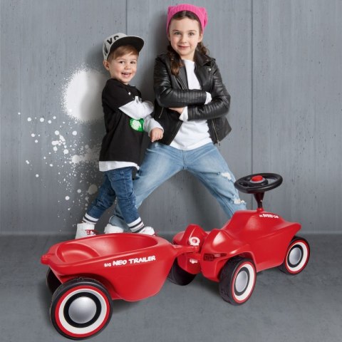 BIG Przyczepka do jeździka Bobby Car Neo czerwona BIG Przyczepka do jeździka Bobby Car Neo czerwona