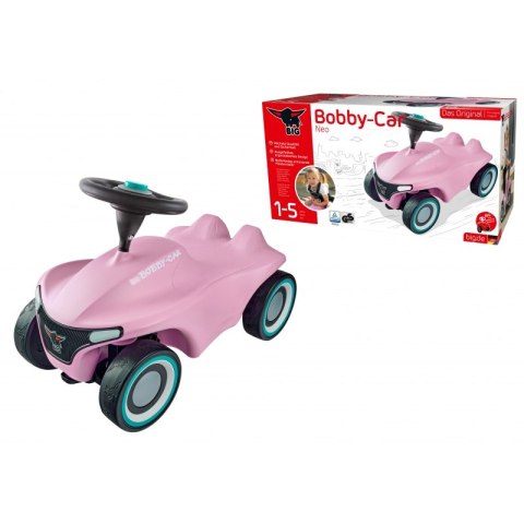 BIG Różowy Jeżdzik Pchacz Bobby Car Neo Pink Dla Dzieci BIG Różowy Jeżdzik Pchacz Bobby Car Neo Pink Dla Dzieci