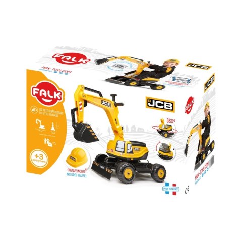 FALK Koparka JCB Excavator Obrotowa Żółta Ruchoma Łyżka Od 3 Lat. FALK Koparka JCB Excavator Obrotowa Żółta Ruchoma Łyżka Od 3 Lat.
