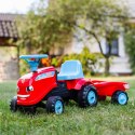 FALK Traktorek GO Czerwony z Przyczepką od 1 roku