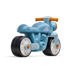Falk Jeździk Biegowy Ciche Koła Motor Retro Niebieski 1+