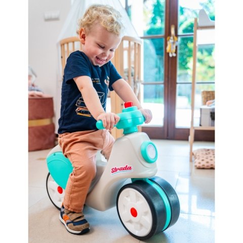 FALK Jeździk Scooter Strada Retro Ciche Opony od 1 Roku FALK Jeździk Scooter Strada Retro Ciche Opony od 1 Roku