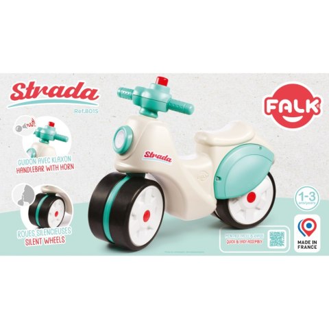 FALK Jeździk Scooter Strada Retro Ciche Opony od 1 Roku FALK Jeździk Scooter Strada Retro Ciche Opony od 1 Roku