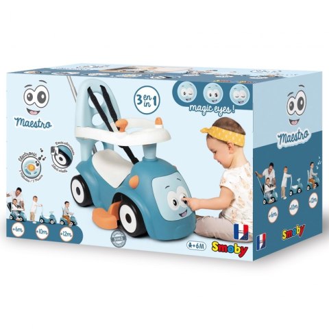 SMOBY Jeździk Maestro 3w1 Niebieski SMOBY Jeździk Maestro 3w1 Niebieski