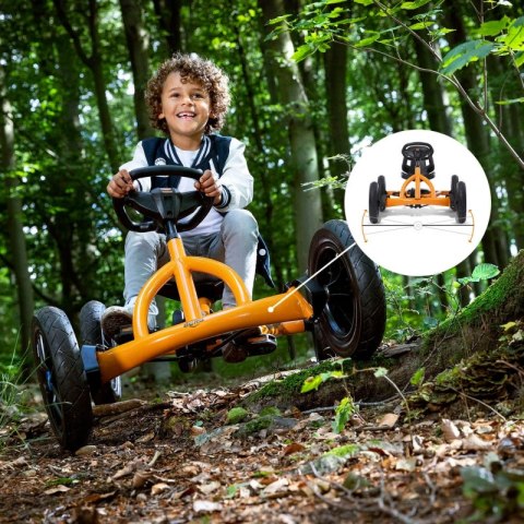 BERG Gokart na Pedały Buddy B-Orange do 50 kg BERG Gokart na Pedały Buddy B-Orange do 50 kg