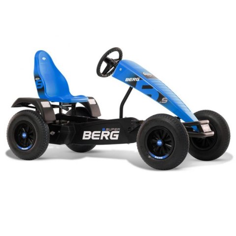 BERG Gokart na Pedały XL B.Super Blue BFR Pompowane koła od 5 lat do 100 kg BERG Gokart na Pedały XL B.Super Blue BFR Pompowane koła od 5 lat do 100 kg