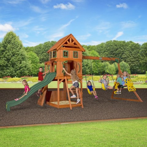 BACKYARD DISCOVERY Ogromny Drewniany Plac Zabaw Atlantic BACKYARD DISCOVERY Ogromny Drewniany Plac Zabaw Atlantic