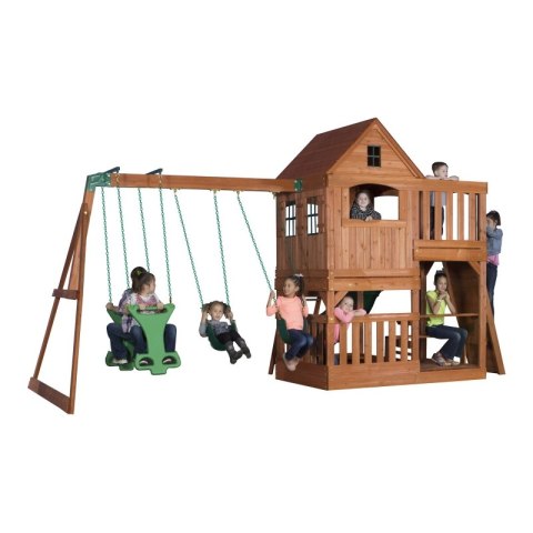 Ogromny Plac Zabaw Domek Huśtawka Zjeżdżalnia Piaskownica Backyard Ogromny Plac Zabaw Domek Huśtawka Zjeżdżalnia Piaskownica Backyard