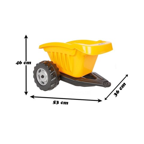 WOOPIE Przyczepka ACTIVE TRAILER Żółta 35 kg WOOPIE Przyczepka ACTIVE TRAILER Żółta 35 kg