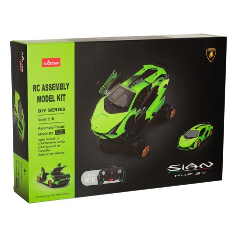 Samochód zdalnie sterowany Rastar 97400 Lamborghini Sian 1:18 zestaw do złożenia Samochód zdalnie sterowany Rastar 97400 Lamborghini Sian 1:18 zestaw do złożenia
