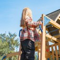 AXI Mitch play tower - Duży Plac Zabaw Drewniany Zjeżdżalnia Hustawki Ścianka Wspinaczkowa + Wieża