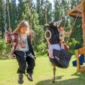 AXI Mitch play tower - Duży Plac Zabaw Drewniany Zjeżdżalnia Hustawki Ścianka Wspinaczkowa + Wieża