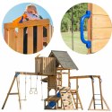AXI Mitch play tower - Duży Plac Zabaw Drewniany Zjeżdżalnia Hustawki Ścianka Wspinaczkowa + Wieża