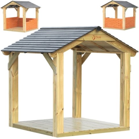 CLASSIC WORLD EDU Duży Drewniany Domek Altana CLASSIC WORLD EDU Duży Drewniany Domek Altana