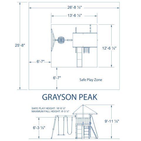 Drewniana Wieża Przygód Grayson Peak Backyard Discovery Step2 Drewniana Wieża Przygód Grayson Peak Backyard Discovery Step2