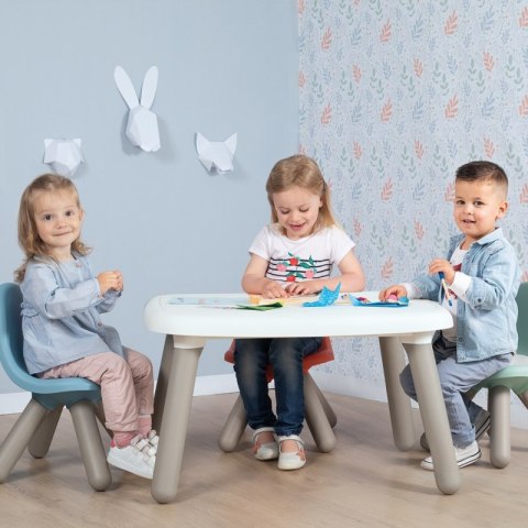SMOBY Krzesełko z Oparciem Ogrodowe Do Pokoju Niebieskie SMOBY Krzesełko z Oparciem Ogrodowe Do Pokoju Niebieskie