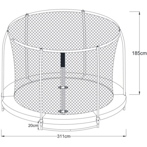 Axi Trampolina Bostonn 305 cm + Siatka Axi Trampolina Bostonn 305 cm + Siatka